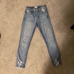 AGOLDE Sophie Mid-Rise Ankle Jeans